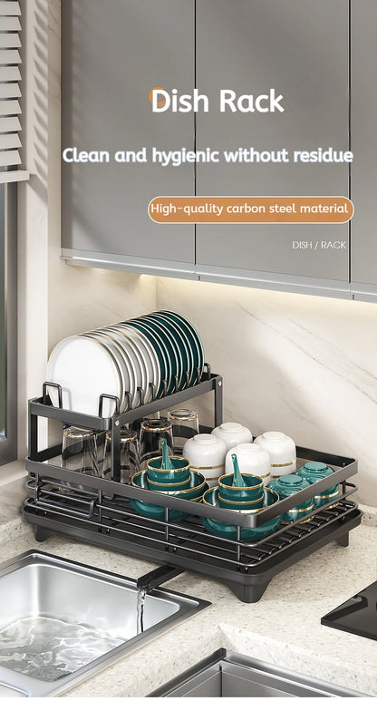 Stainless Steel Dish Drying Rack Adjustable