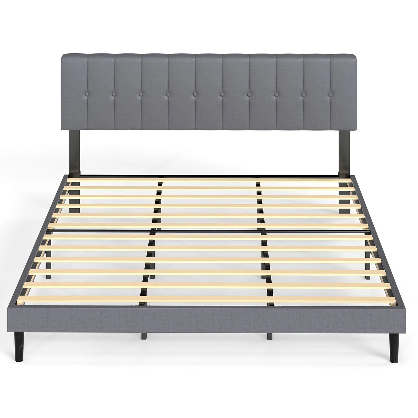 King Wooden Solid Bed Frame
