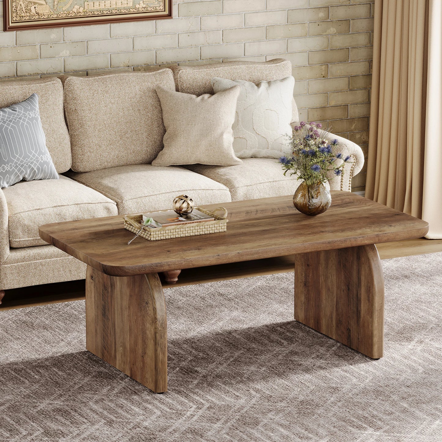 Farmhouse Rectangular Coffee Table
