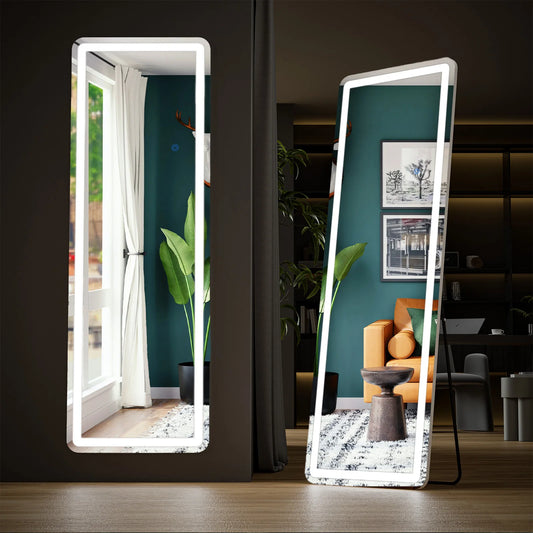 Full Length Mirror Standing Hanging or Wall-Mounted