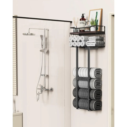 Large Towel Rack & Bathroom Towel Holder