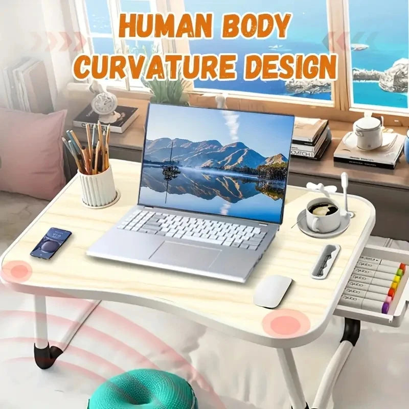 portable folding table laptop for office and home use