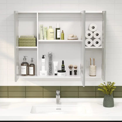 Mirror Cabinet with 3 Adjustable Shelves