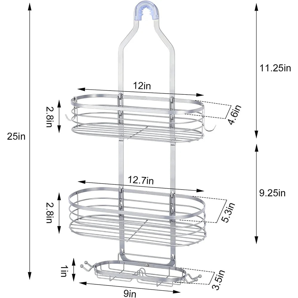 Over Shower Head Caddy Organizer