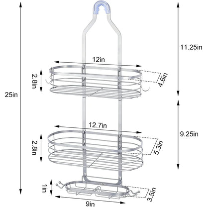 Over Shower Head Caddy Organizer