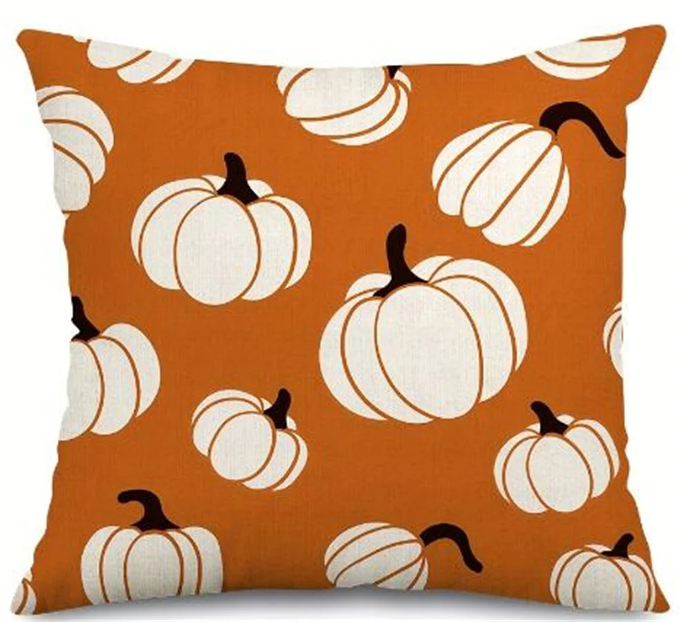 1pc/4pcs Vintage Fall Pillow Covers 18x18 Inch