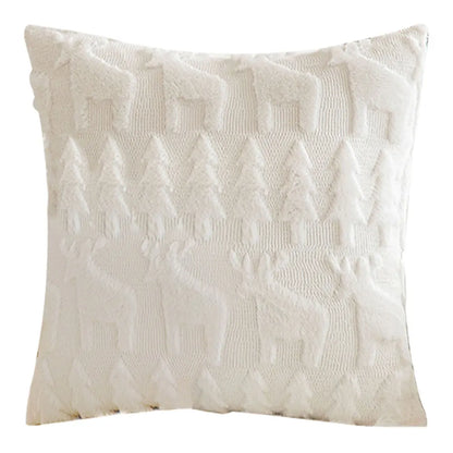 Christmas Decorative Soft Plush Pillowcase