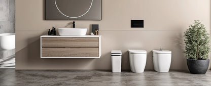 2 Pack 12L Bathroom Automatic Trash Cans