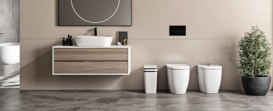 2 Pack 12L Bathroom Automatic Trash Cans