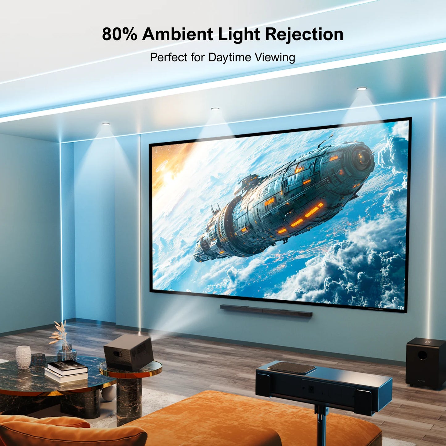 Portable Projection Screen 16:9 4K HD