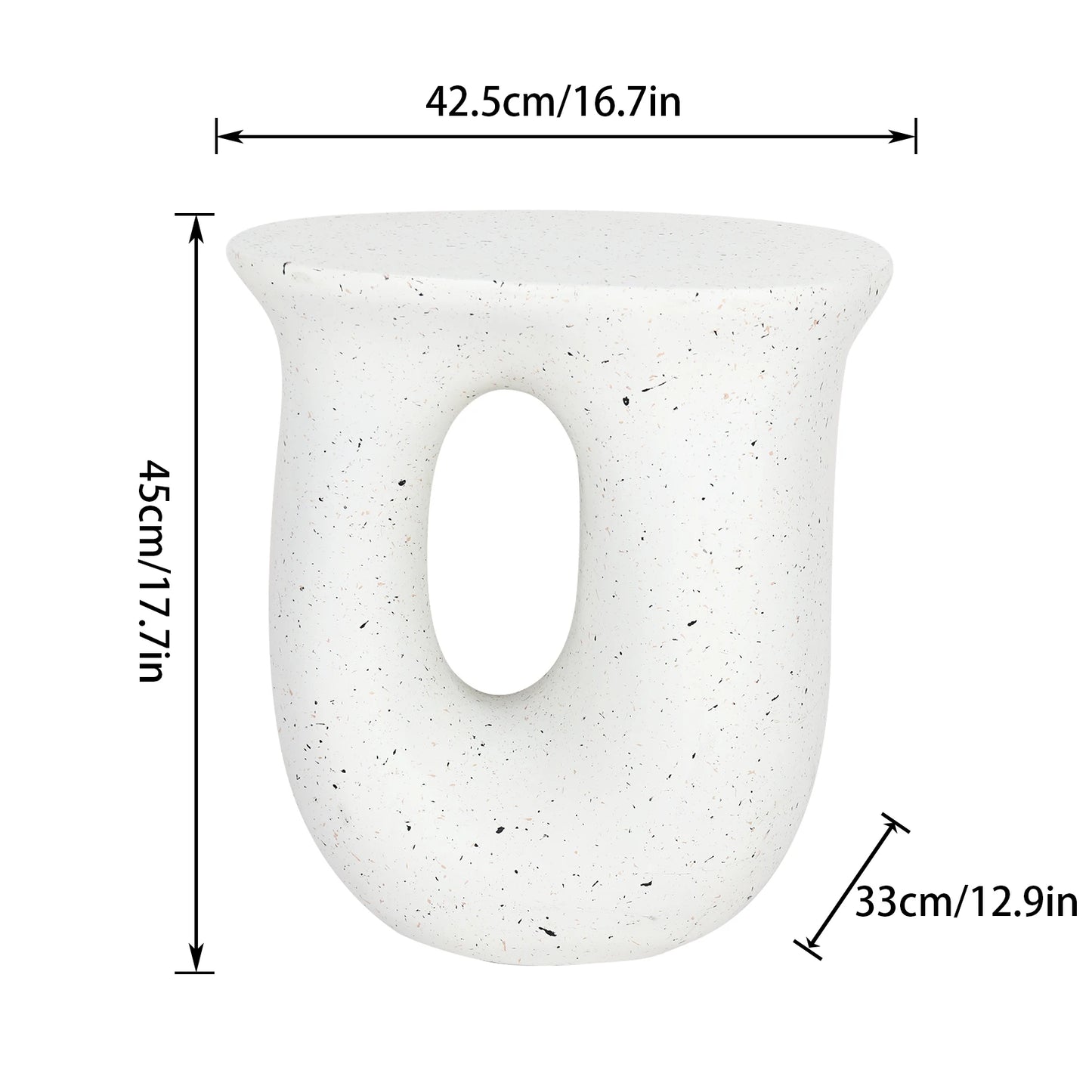 U-shaped Side End Coffee Table