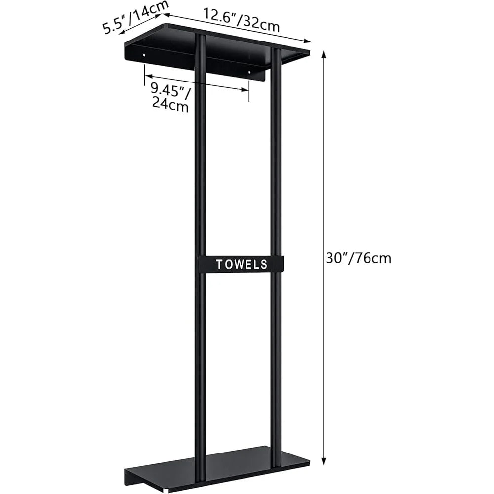 Wall Mounted Bathroom Towel Rack