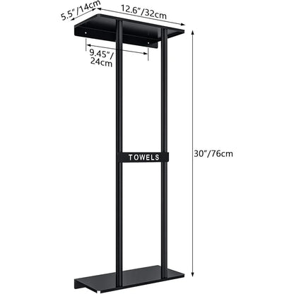 Wall Mounted Bathroom Towel Rack