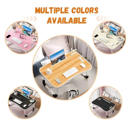portable folding table laptop for office and home use