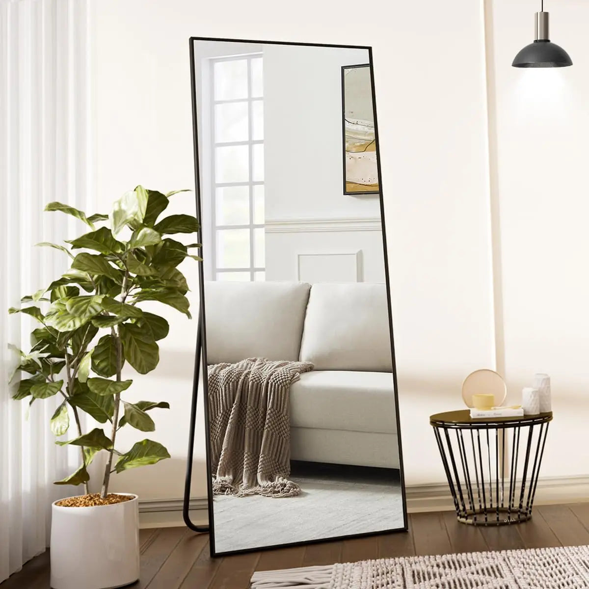 Floor Mirror Full Length Body Mirror with Stand