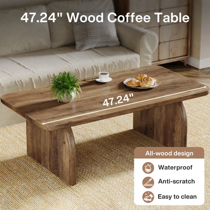 Farmhouse Rectangular Coffee Table