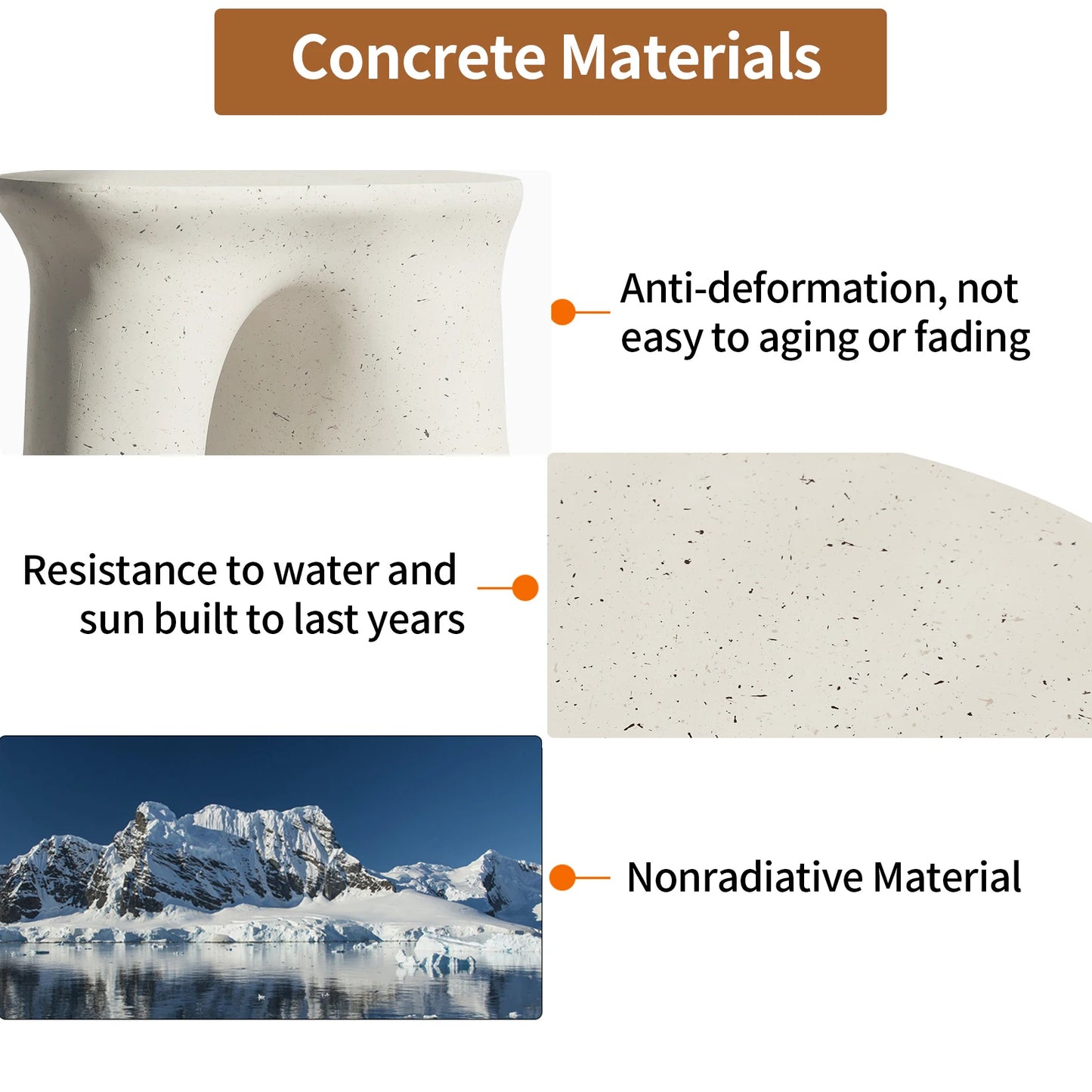 U-shaped Side End Coffee Table