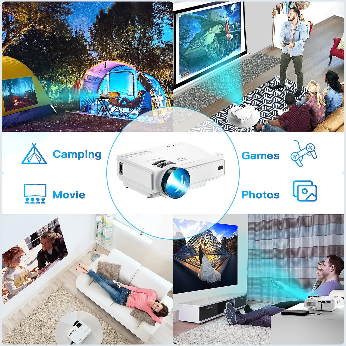 mini projector 1080P full HD home theater